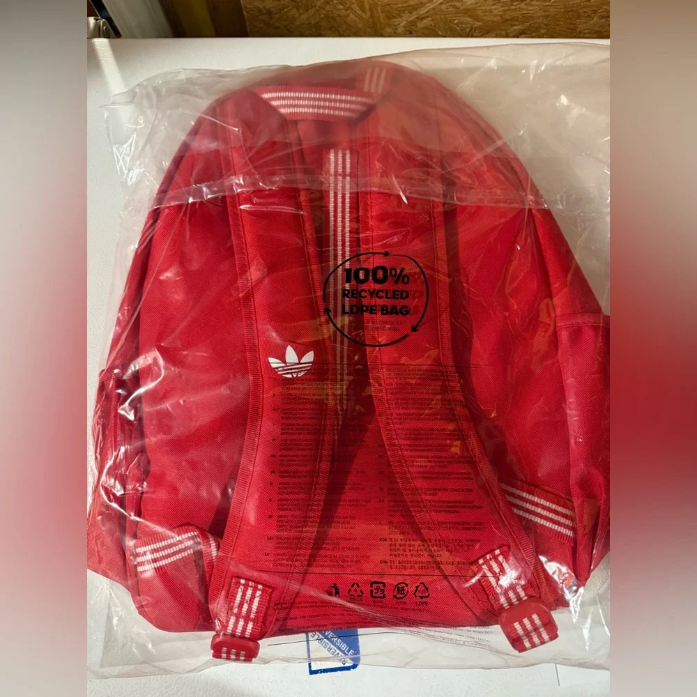 Adidas Red Trefoil Backpack
